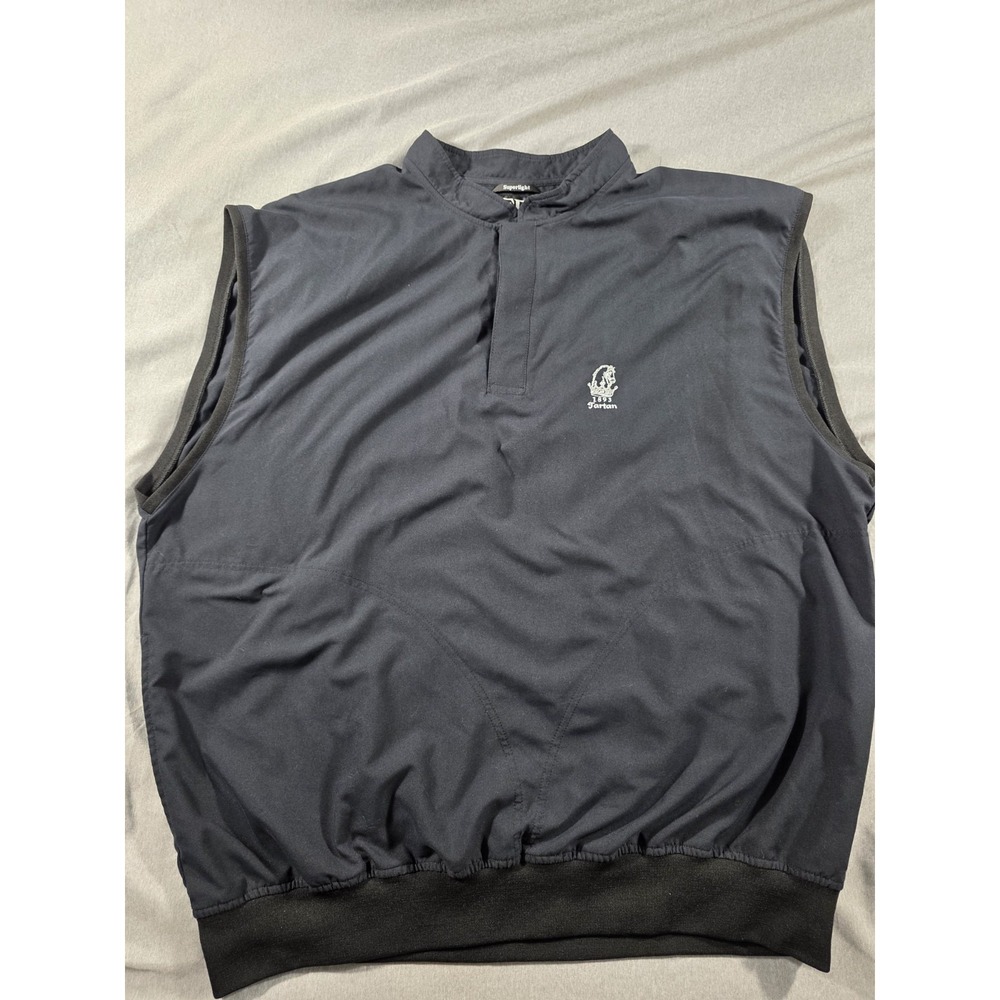 Zero Restriction Black Golf‎ Superlight Vest Pullover Burlingame Country Club XL